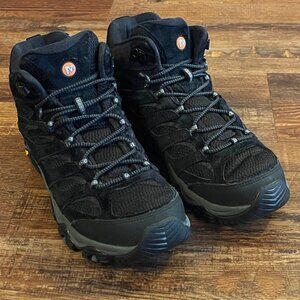 Merrell Moab 3 Mid Trail Performance Hiking Boots J036561 Black Men's Size 10